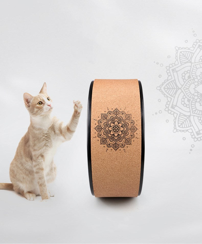 Flexy Cork Yoga Wheel - Enhance Flexibility & Relieve Tension